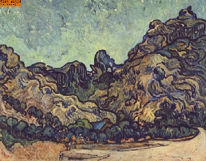 H�gel bei Saint-R�my nach van Gogh